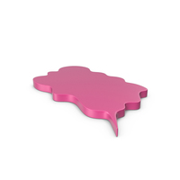 Speech Bubble Pink PNG & PSD Images