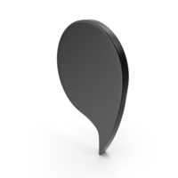 Speech Bubble Black PNG & PSD Images