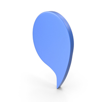 Speech Bubble Blue PNG & PSD Images
