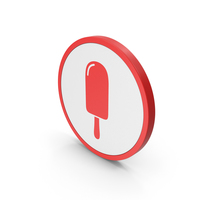 Icon Ice Cream Red PNG & PSD Images