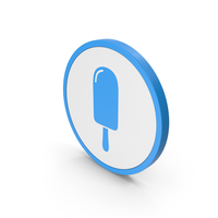 Icon Ice Cream Blue PNG & PSD Images