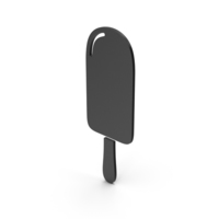 Symbol Ice Cream Black PNG & PSD Images