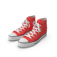 Basketball Leather Shoes Red PNG & PSD Images