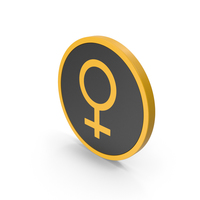 Icon Female Yellow PNG & PSD Images