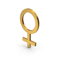 Symbol Female Gold PNG & PSD Images