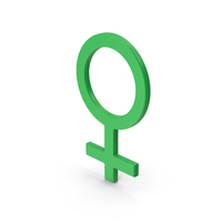 Symbol Female Green PNG & PSD Images