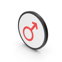 Icon Male Red PNG & PSD Images