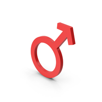 Symbol Male Red PNG & PSD Images