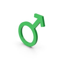 Symbol Male Green PNG & PSD Images