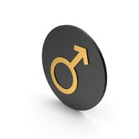 Male Gold Icon PNG & PSD Images