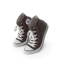 Basketball Leather Shoes Bent Brown PNG & PSD Images