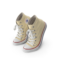 Basketball Leather Shoes Bent Light Yellow PNG & PSD Images