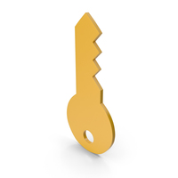 Yellow Key Icon PNG & PSD Images