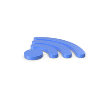 WiFi Symbol Blue PNG & PSD Images