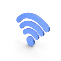 WiFi Symbol Blue PNG & PSD Images