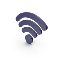 WiFi Symbol Dark Blue PNG & PSD Images