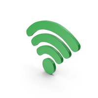 WiFi Symbol Green PNG & PSD Images