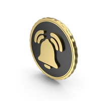 Logo Clock Alarm Bell Ring Gold PNG & PSD Images