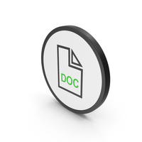 Icon Doc File Green PNG & PSD Images