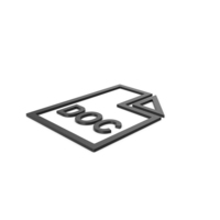 Black Symbol DOC File PNG & PSD Images