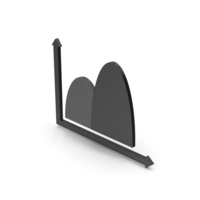 Symbol Curve Graph Chart Black PNG & PSD Images