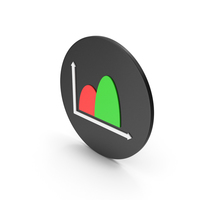Curve Graph Chart Icon PNG & PSD Images