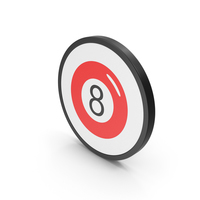 Icon Magic 8 Ball Red PNG & PSD Images