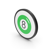 Icon Magic Ball Green PNG & PSD Images