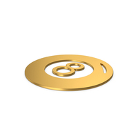 Gold Symbol Magic 8 Ball PNG & PSD Images