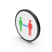 Icon People Connection Colored PNG & PSD Images