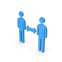 Symbol People Connection Blue PNG & PSD Images