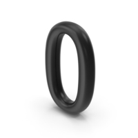 Number 0 Black PNG & PSD Images