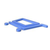 Shopping Cart Blue Symbol PNG & PSD Images