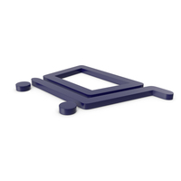 Shopping Cart Dark Blue Symbol PNG & PSD Images