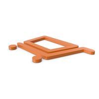 Shopping Cart Orange Symbol PNG & PSD Images