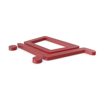 Shopping Cart Red Symbol PNG & PSD Images