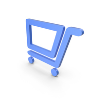 Shopping Card Blue Symbol PNG & PSD Images