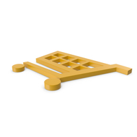 Shopping Cart Yellow Symbol PNG & PSD Images