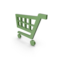 Shopping Cart Green Symbol PNG & PSD Images