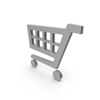 Shopping Cart Grey Symbol PNG & PSD Images