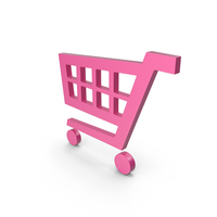 Shopping Cart Pink Symbol PNG & PSD Images