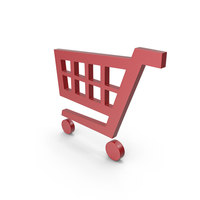 Shopping Cart Red Symbol PNG & PSD Images