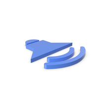 Symbol Sound Blue PNG & PSD Images