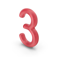 Number 3 Glass PNG & PSD Images