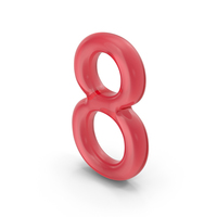 Number 8 Glass PNG & PSD Images
