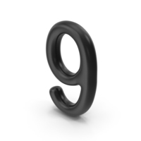 Number 9 Black PNG & PSD Images