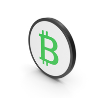 Icon Bitcoin Green PNG & PSD Images
