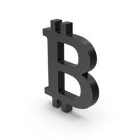 Symbol Bitcoin Black PNG & PSD Images