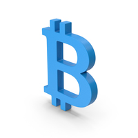 Symbol Bitcoin Blue PNG & PSD Images