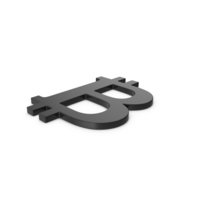 Black Symbol Bitcoin PNG & PSD Images